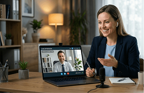 No More Glitches in Interviews